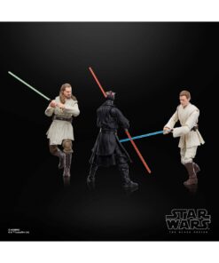 Alternative view of Star Wars Black Series Obi-Wan Kenobi, Darth Maul, Qui-Gon Jinn