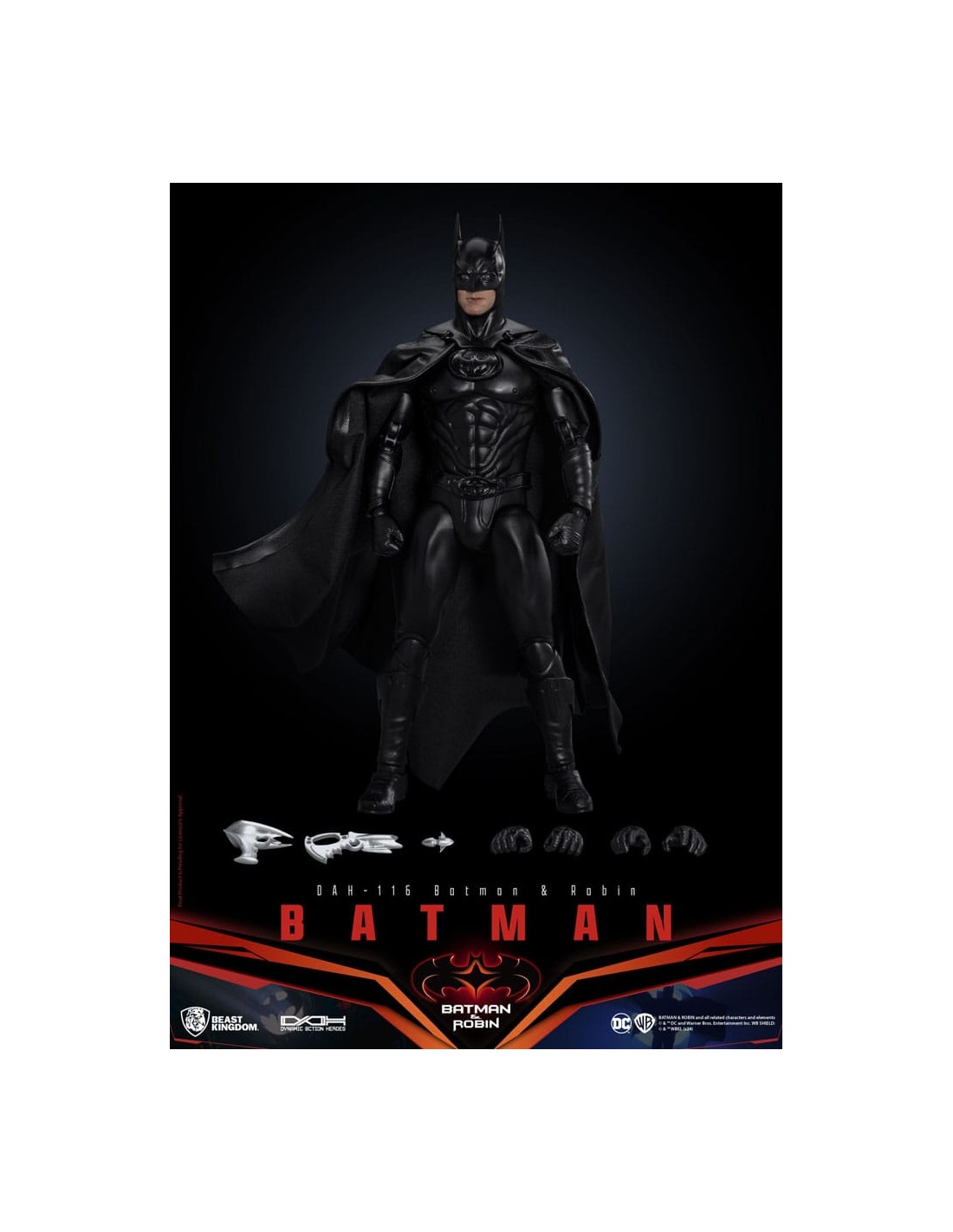 Batman (Batman & Robin) 1/9 Dynamic 8ction Heroes. DC Comics - Imagen 4