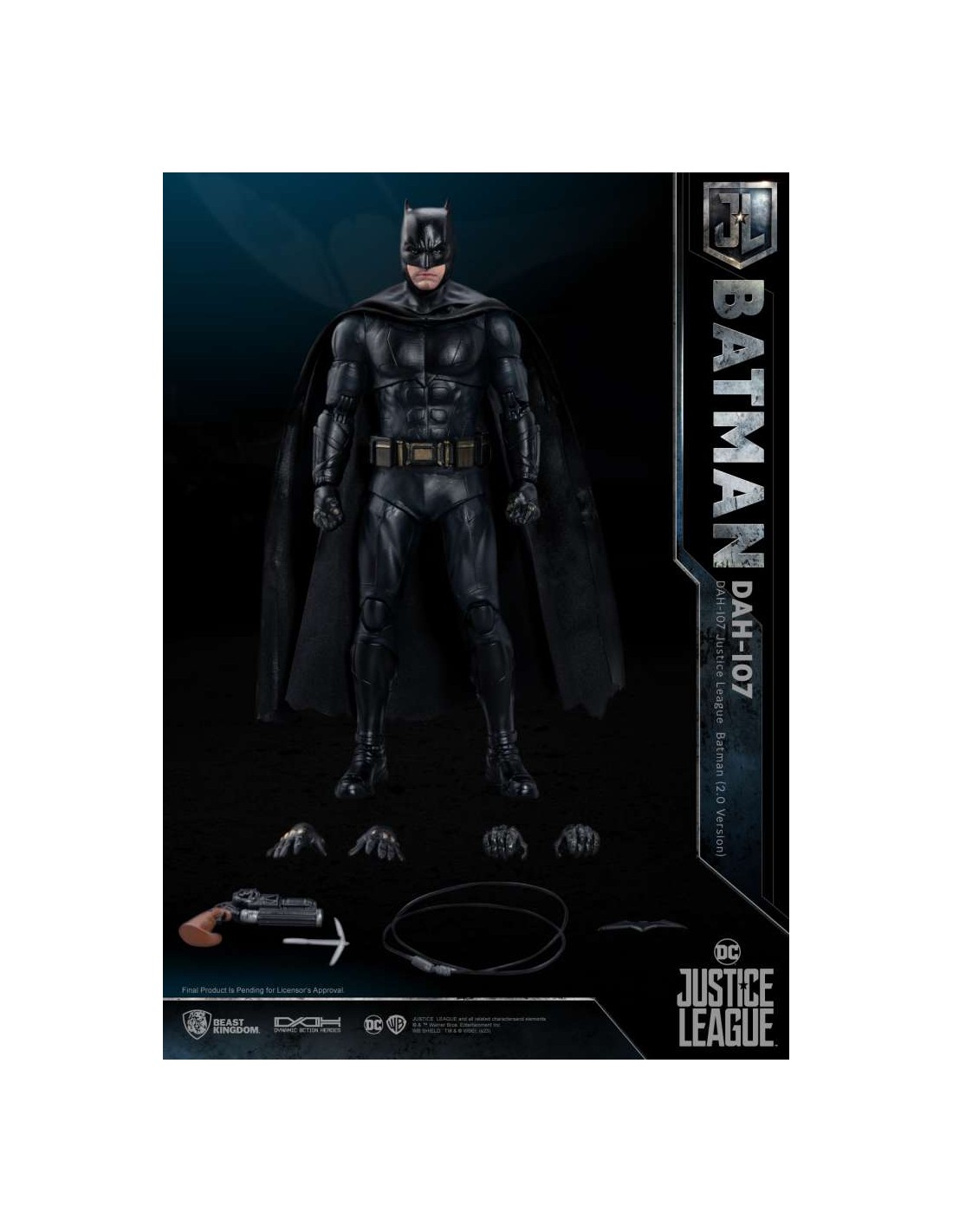 Justice League Batman 1/9 Dynamic 8ction Heroes. DC Comics - Imagen 4