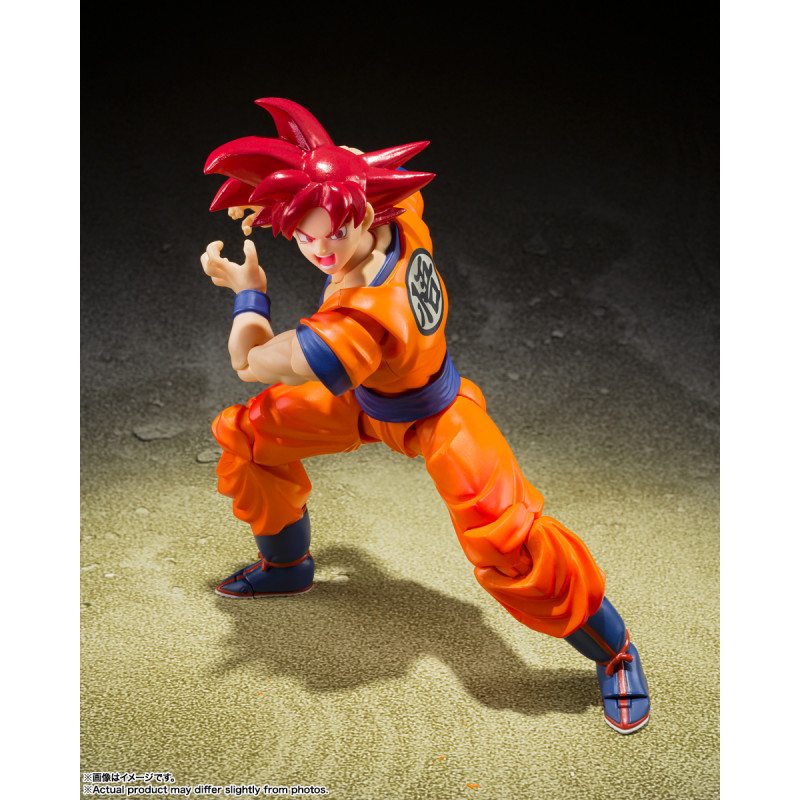 Son Goku Super Saiyan God or Virtue SH Figuarts Dragon Ball Super - Imagen 4