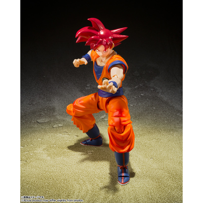 Son Goku Super Saiyan God or Virtue SH Figuarts Dragon Ball Super - Imagen 3