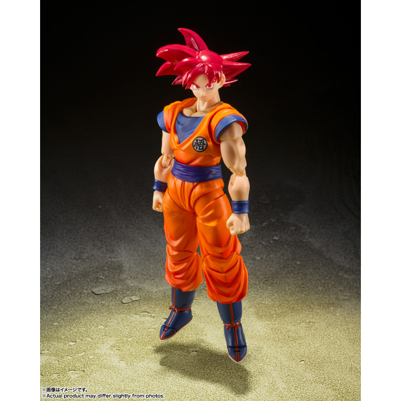 Son Goku Super Saiyan God or Virtue SH Figuarts Dragon Ball Super