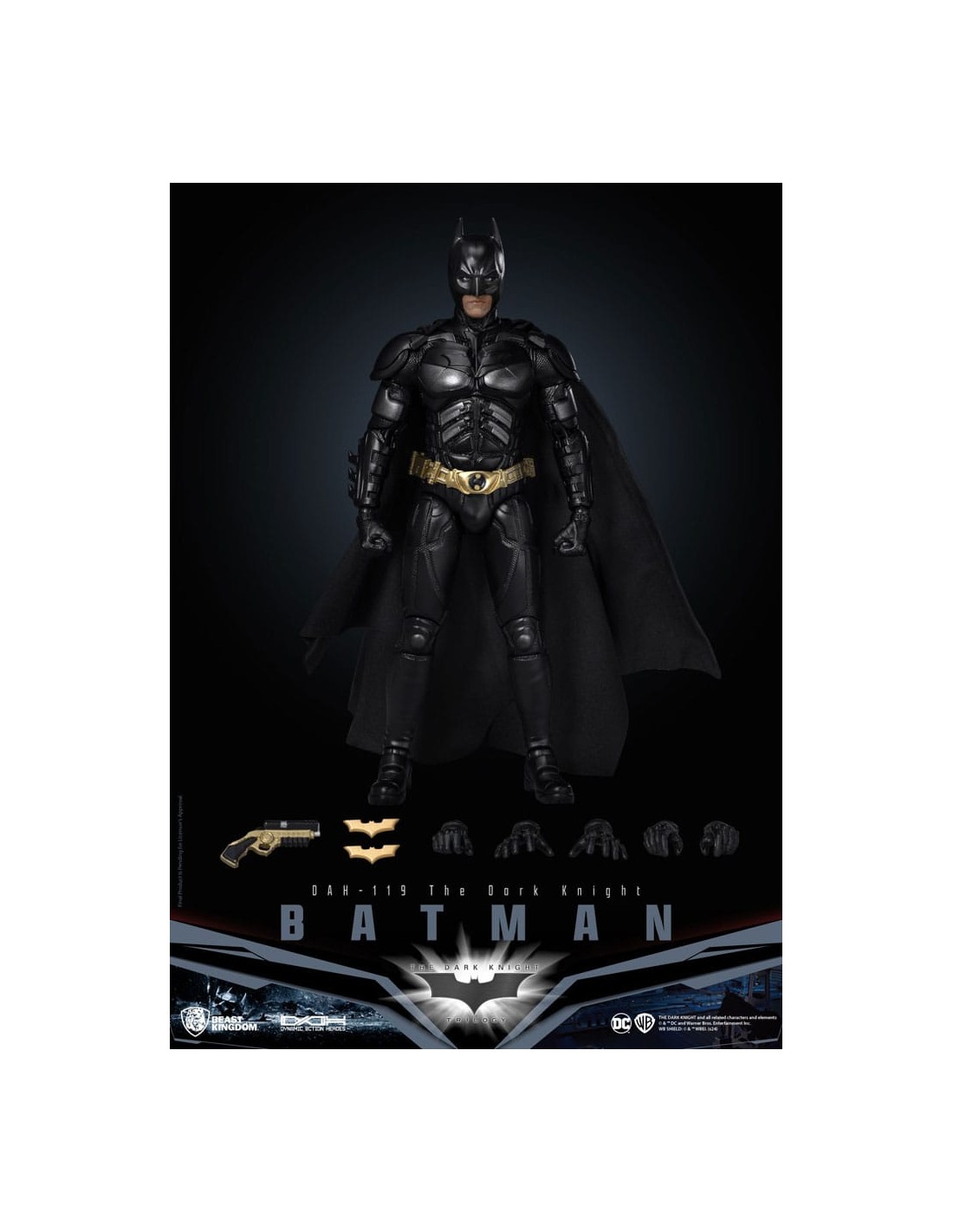 Batman (The Dark Knight) 1/9 Dynamic 8ction Heroes. DC Comics - Imagen 2