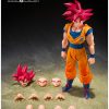 Super Saiyan God Son Goku (God Aura) SH Figuarts Dragon Ball Super - Imagen 2