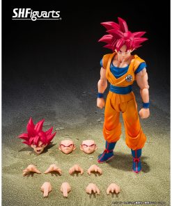 Alternative view of Super Saiyan God Son Goku (God Aura) SH Figuarts Dragon Ball Super
